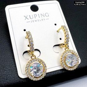 Сережки Xuping14К 10413 (2,7 см.)